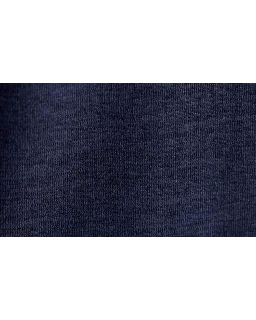 Bugatchi Blue Quarter Zip Pullover for men