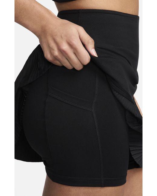Nike Black Dri-fit Pleated Miniskirt