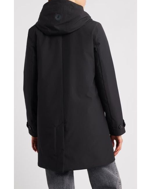 Save The Duck Black Embie Water Resistant Hooded Jacket