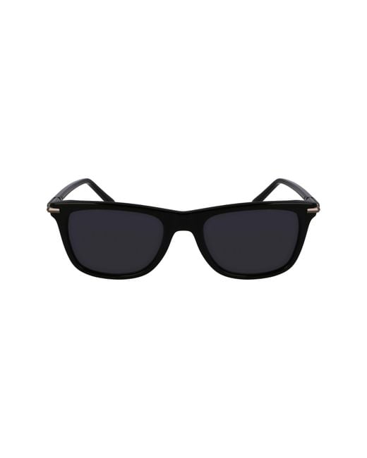 Ferragamo Blue 54Mm Modified Rectangular Sunglasses for men