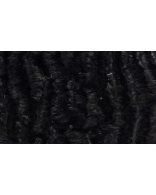 Frances Valentine Black Pouf Faux Fur Bucket Bag