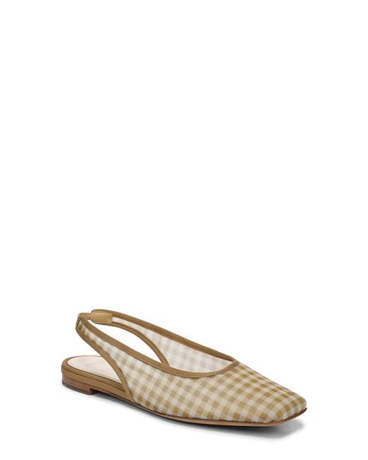Vince Natural Daphne Ii Slingback Flat