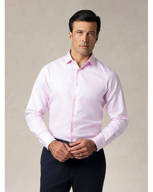 Robert Talbott White Reynolds Double Twill Contemporary Fit Shirt for men