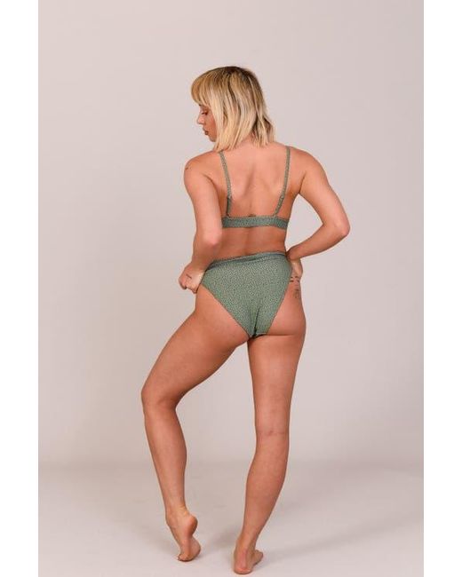 OOSC Green Sahara Boost 'Em Up Bikini Top