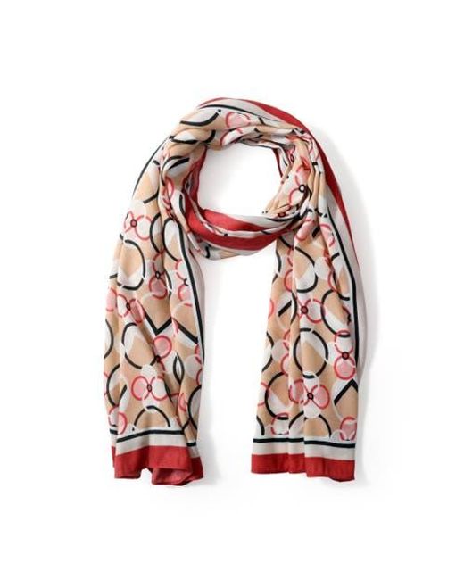 Youzey Red The Allison Scarf