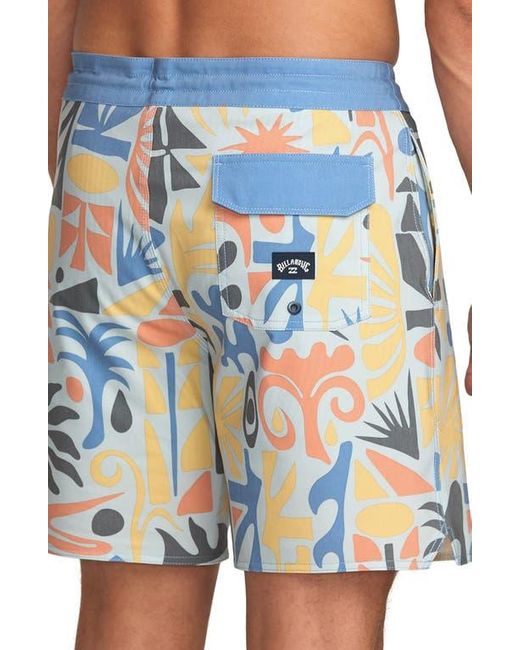Billabong Blue Good Times Lo Tide Board Shorts for men