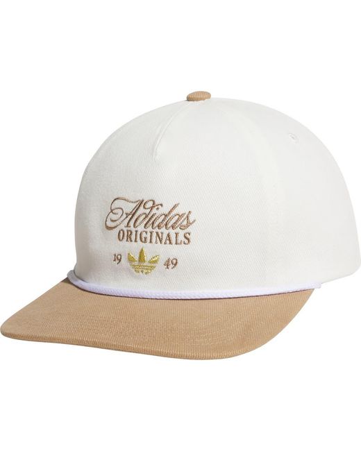 Adidas White Masterpiece Baseball Cap for men