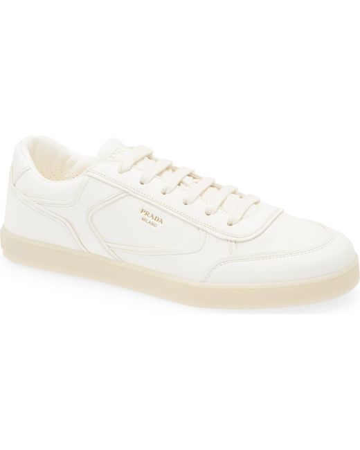 Prada White Lane Sneaker for men
