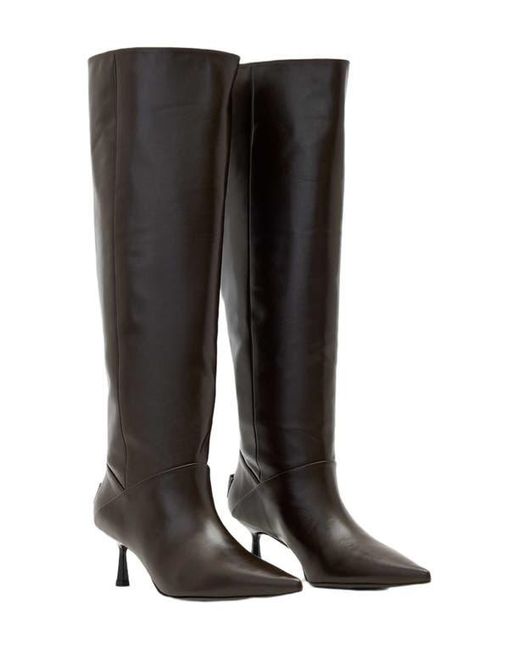 AllSaints Black Odyssey Knee High Boot