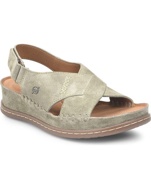 Børn Metallic Ebba Slingback Platform Wedge Sandal