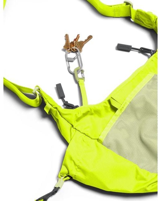 BABOON TO THE MOON Yellow Crescent Crossbody Bag