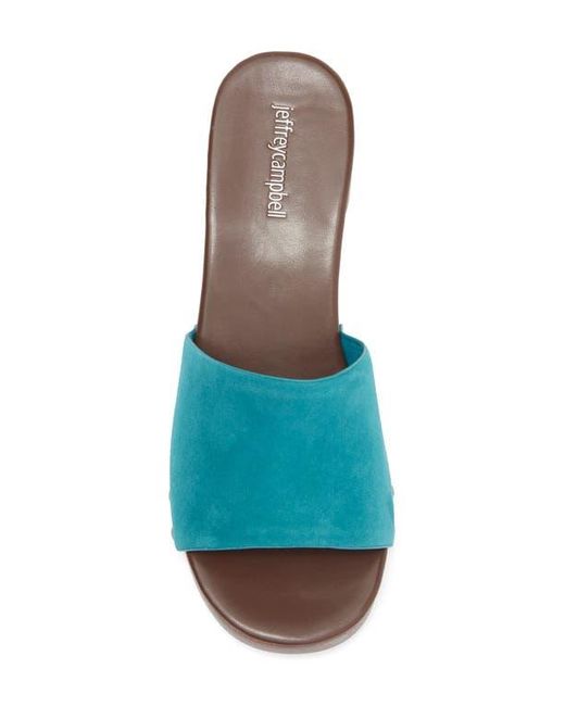 Jeffrey Campbell Blue Cambrie Slide Sandal