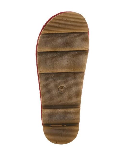 Flexus by Spring Step Red Cloggish Mule