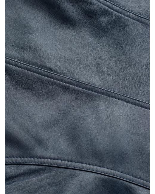 Celtic & Co. Blue Stand Collar Biker Jacket