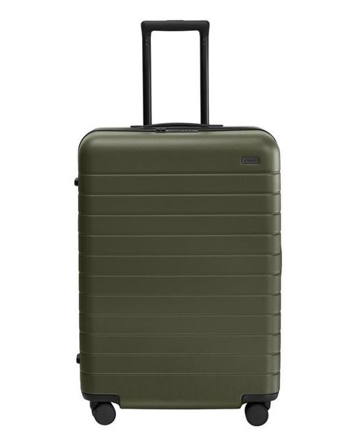 AWAY Green The Medium Flex Suitcase