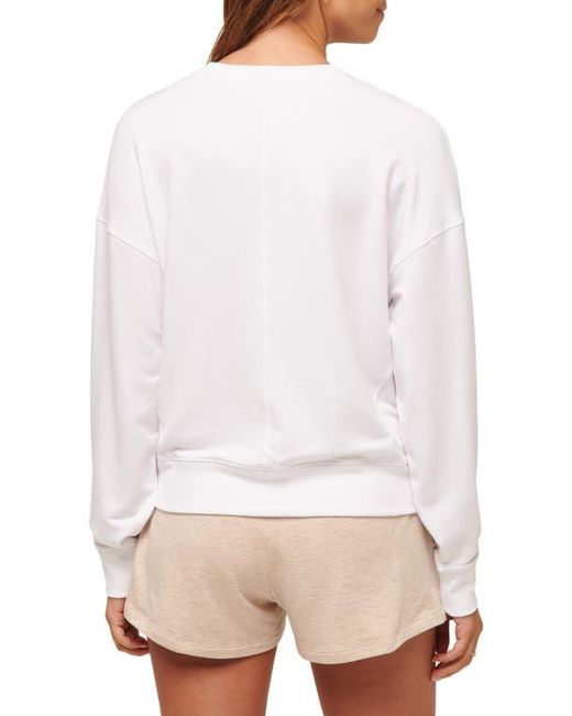 Travis Mathew White Cloud Sweatshirt