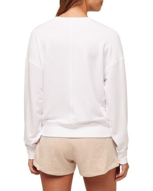 Travis Mathew White Cloud Sweatshirt