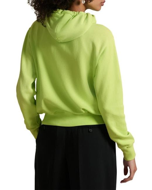 Polo Ralph Lauren Green Big Pony Lightweight Fleece Zip Hoodie