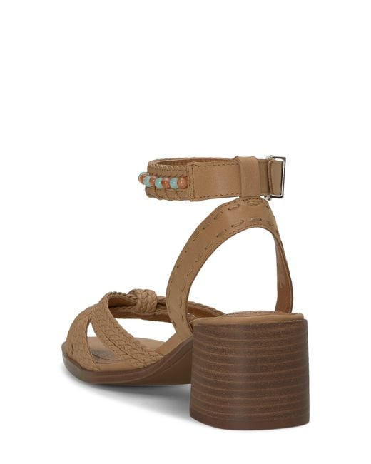 Lucky Brand Brown Jathan Ankle Strap Sandal
