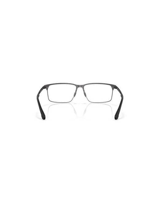 Costa Metallic 56Mm Rectangle Optical Glasses for men