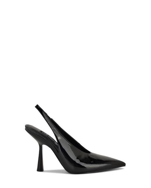 Nine West Black Kates Slingback Pointed Toe Pump