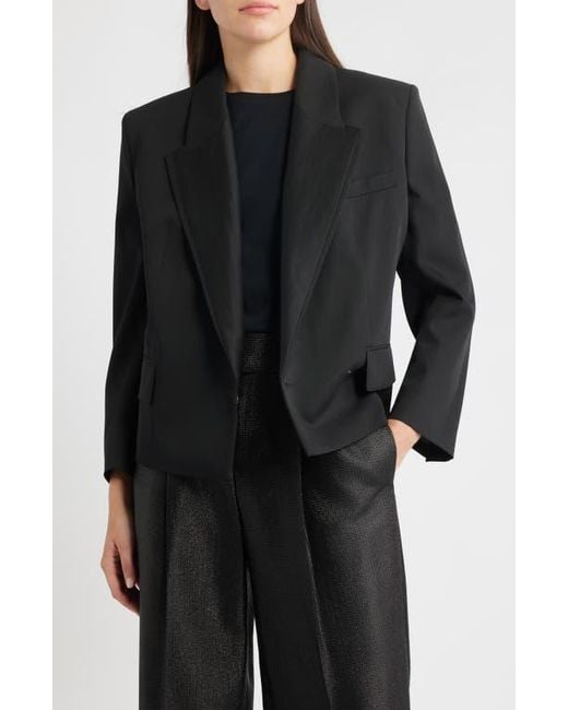 Boss Black Janeva Virgin Wool One-Button Blazer