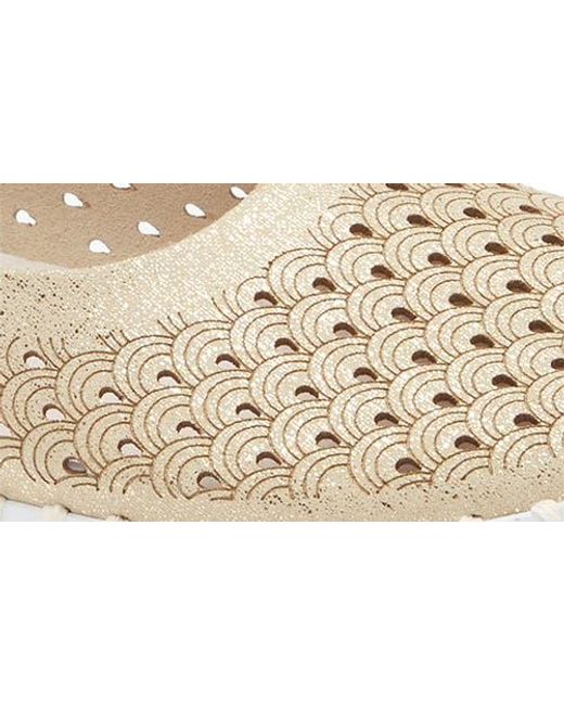 Ilse Jacobsen Natural Tulipu Perforated Slip-On Sneaker