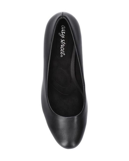 Easy Street Black Amber Pump
