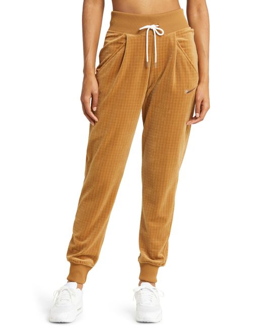 velour joggers nike