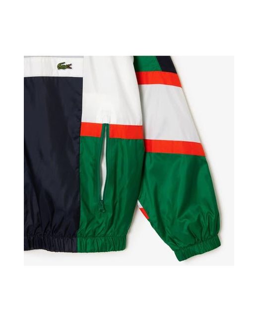 Lacoste Green Colorblock Windbreaker for men