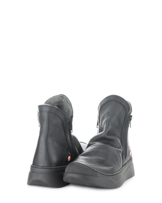 Softinos Gray Abil Platform Wedge Bootie