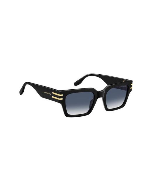 Marc Jacobs Black 52Mm Gradient Rectangular Sunglasses
