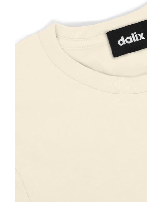 Alix Natural Bow Jersey Tee