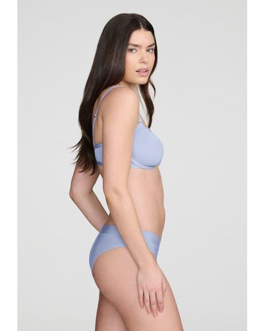 CUUP Blue The Balconette Mesh Underwire Bra