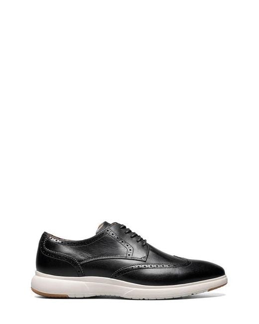 Florsheim Black Dash Wingtip Derby for men