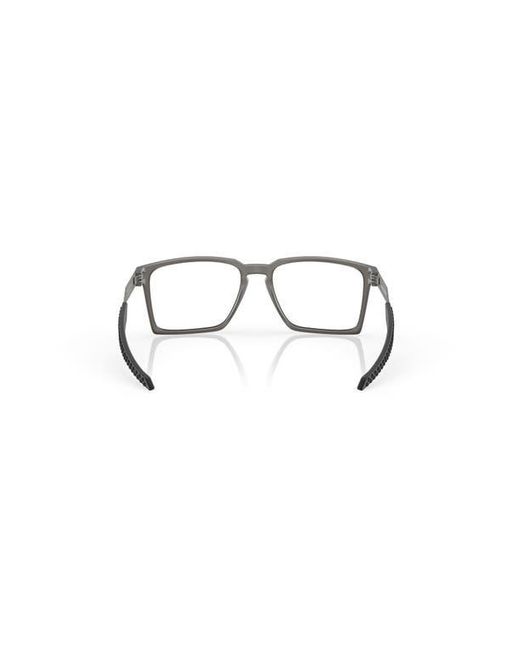 Oakley Gray 54Mm Rectangle Optical Glasses for men