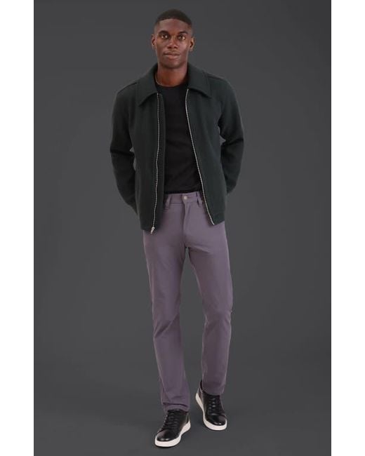 Bagatelle Black Knit Bomber Jacket for men