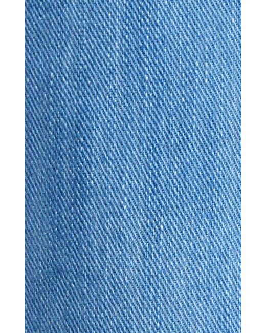 Akris Punto Blue Celia High Waist Wide Leg Jeans