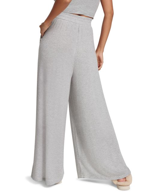 Ugg Gray ugg(r) Holsey Peached Knit Wide Leg Lounge Pants
