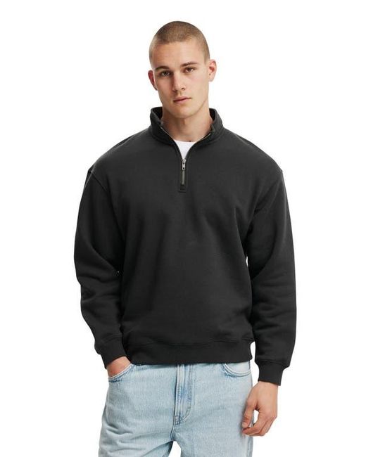 Cotton On Blue 1/4 Zip Fleece for men