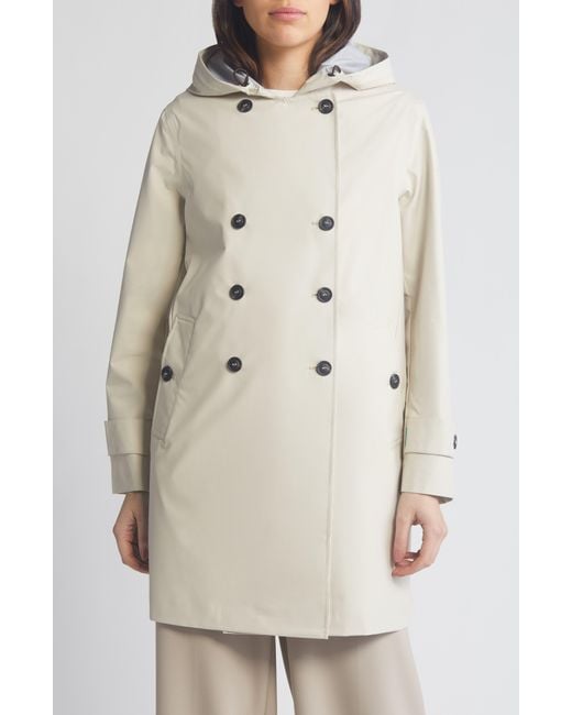 Save The Duck Natural Orel Waterproof Trench Coat