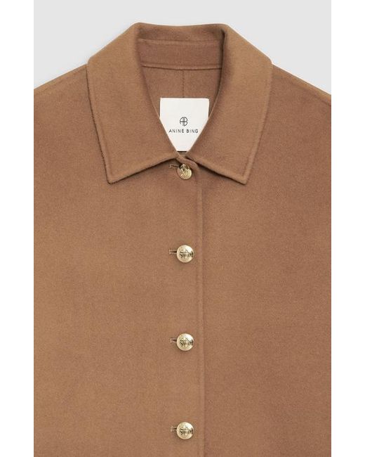 Anine Bing Blue Luca Cashmere Blend Jacket