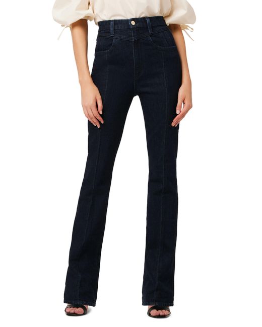 Joe's X Andrea's Lookbook The Highway High Waist Bootcut Jeans in Blue