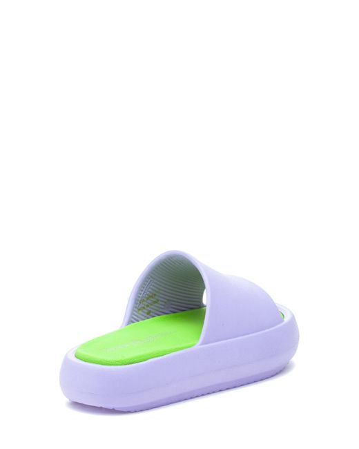 beach slides by J/SLIDES Beach Slides Squish Slide Sandal in White Lyst