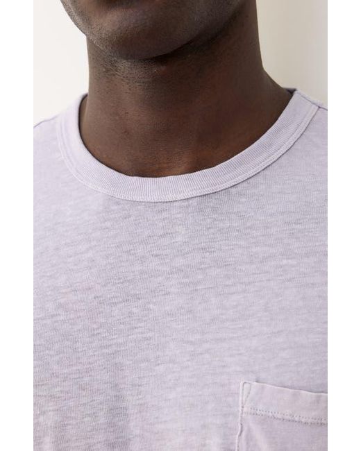 Marine Layer White Relaxed Fit Hemp & Cotton T-Shirt for men