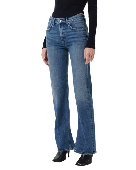 Agolde Blue Kick Bootcut Jeans