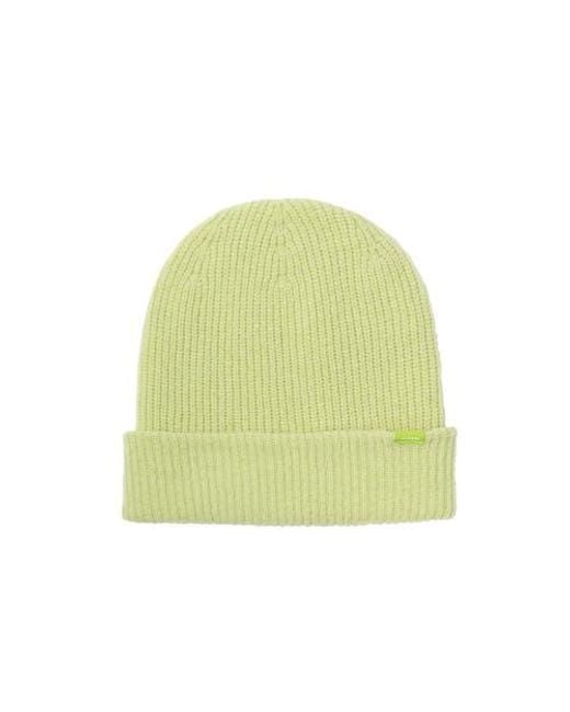 vowels Green Beanie for men
