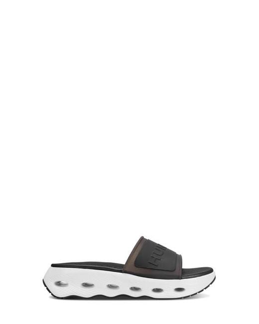 Hunter White Geneva Slide Sandal