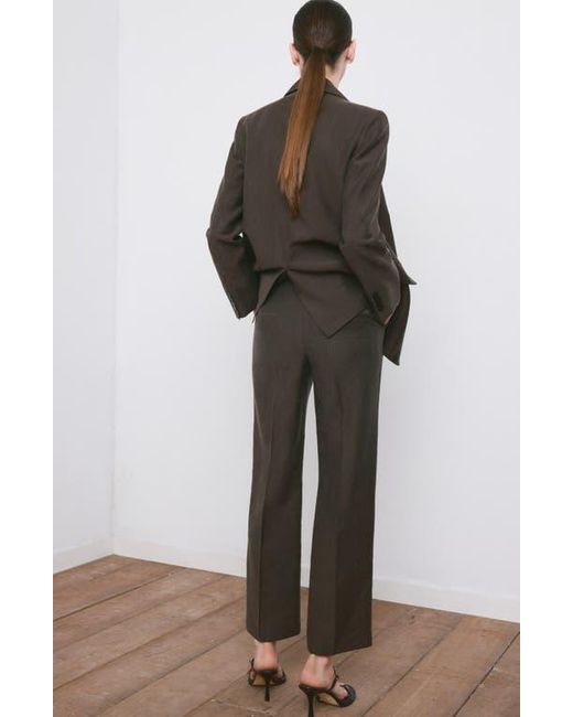 Mango Gray Lyocell Blend Pants