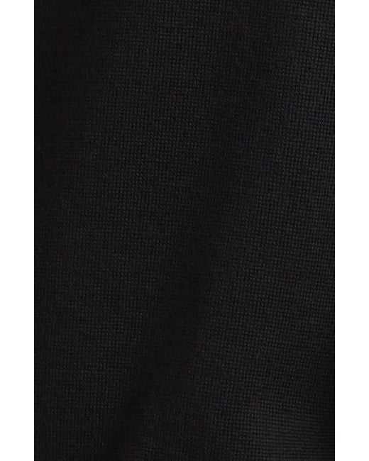 AMI Black Ami De Coeur Wool Crewneck Sweater for men